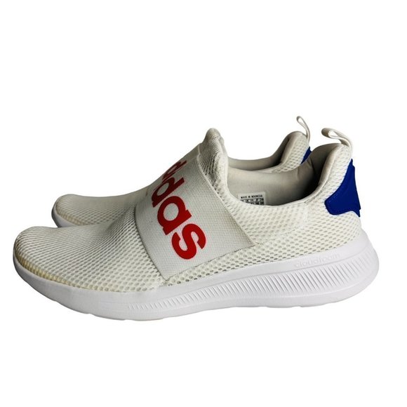 Adidas Mens Lite Racer Adapt 4.0 White Low Top Athletic Running Shoes Si… - Picture 1 of 9